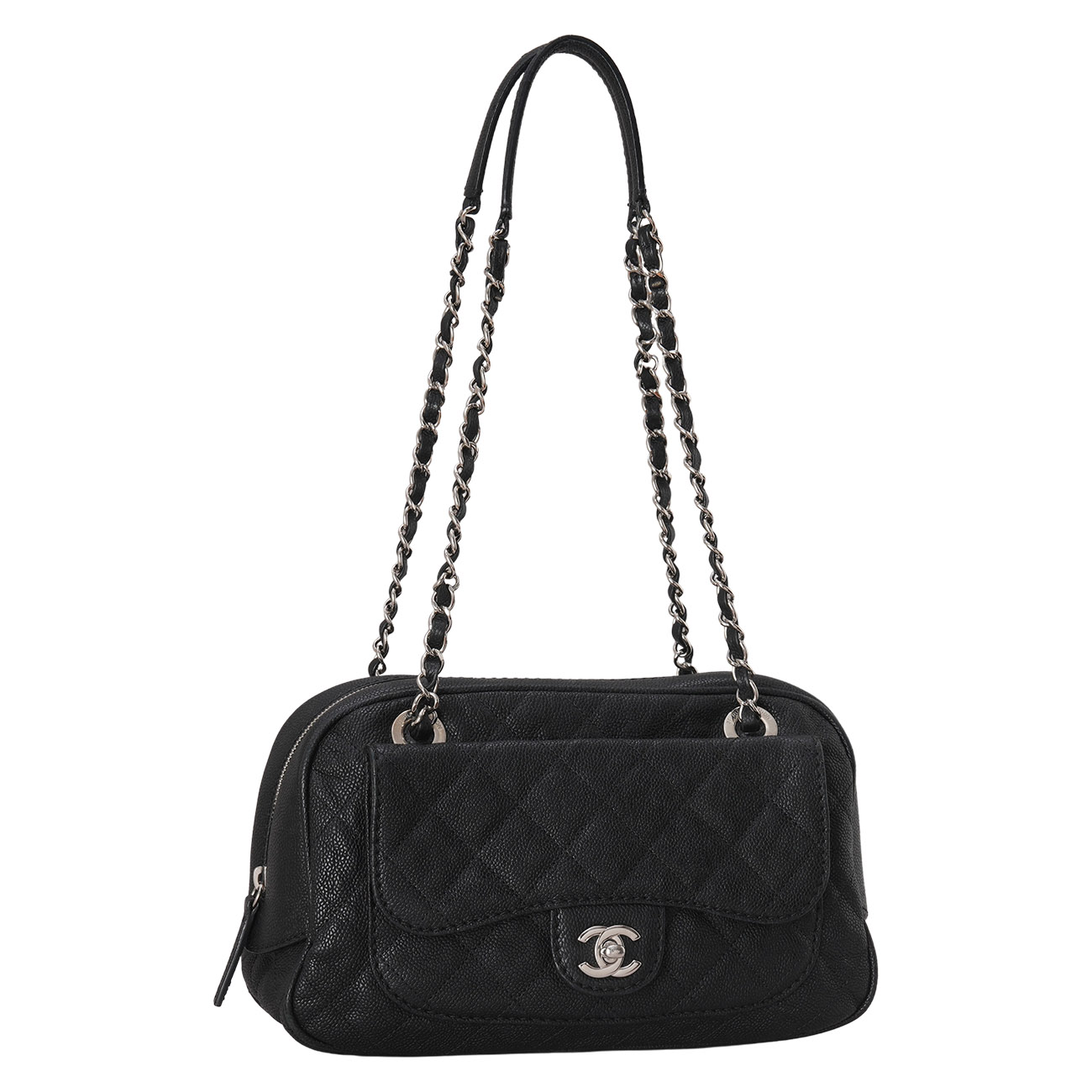 CHANEL(USED)샤넬 캐비어 시즌 체인 숄더백
