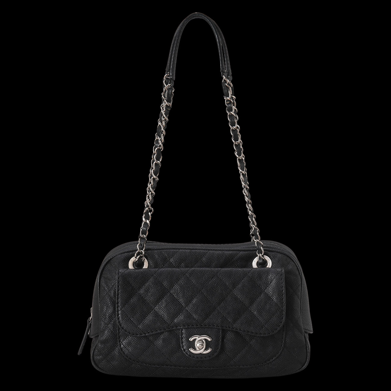 CHANEL(USED)샤넬 캐비어 시즌 체인 숄더백
