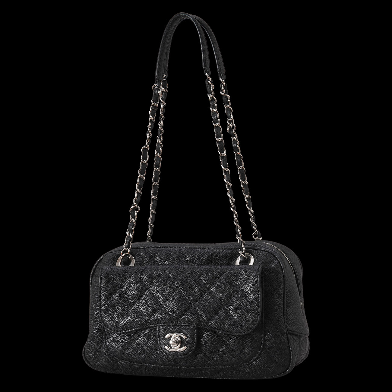 CHANEL(USED)샤넬 캐비어 시즌 체인 숄더백