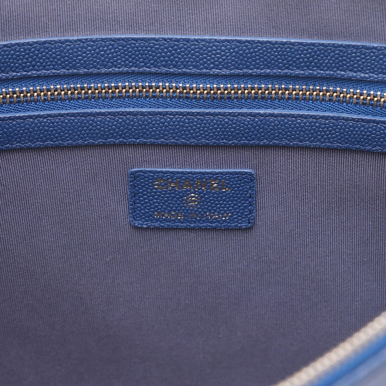 CHANEL(USED)샤넬 시즌 참 쉐브론 클래식 클러치 라지