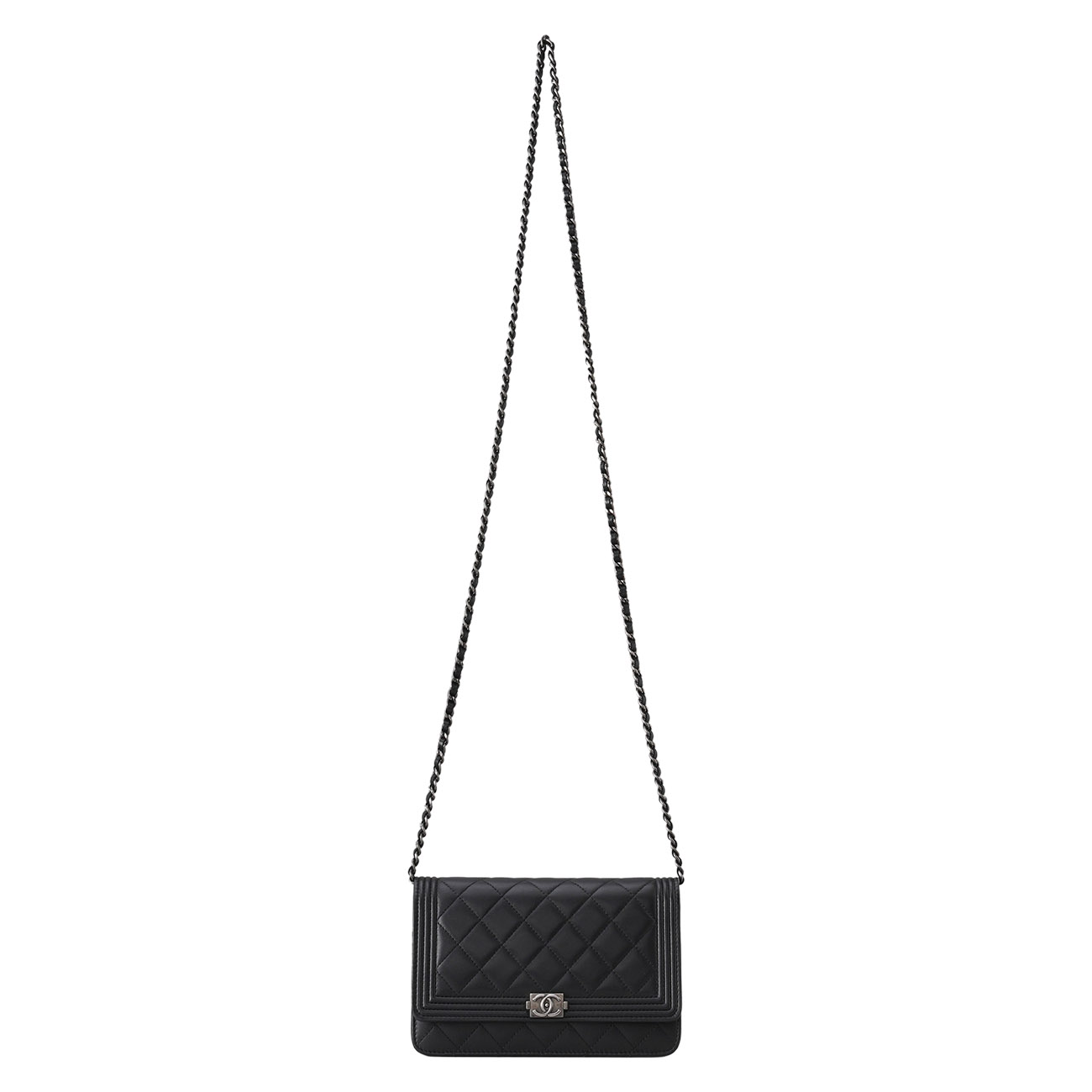 CHANEL(USED)샤넬 램스킨 보이샤넬 WOC