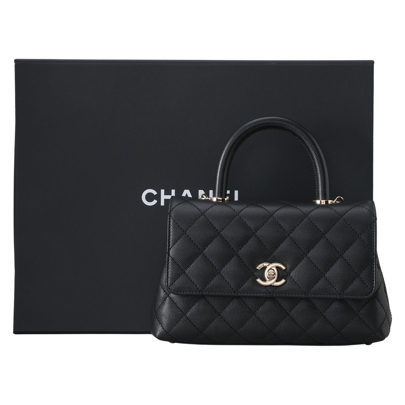CHANEL(USED)샤넬 캐비어 코코핸들 스몰