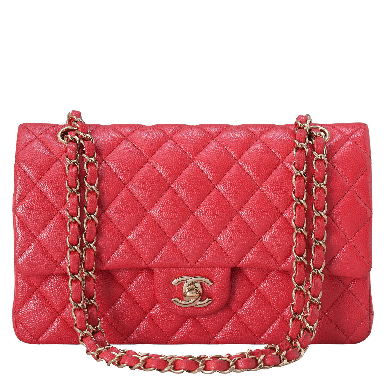 CHANEL(USED)샤넬 캐비어 클래식 미듐 플랩백