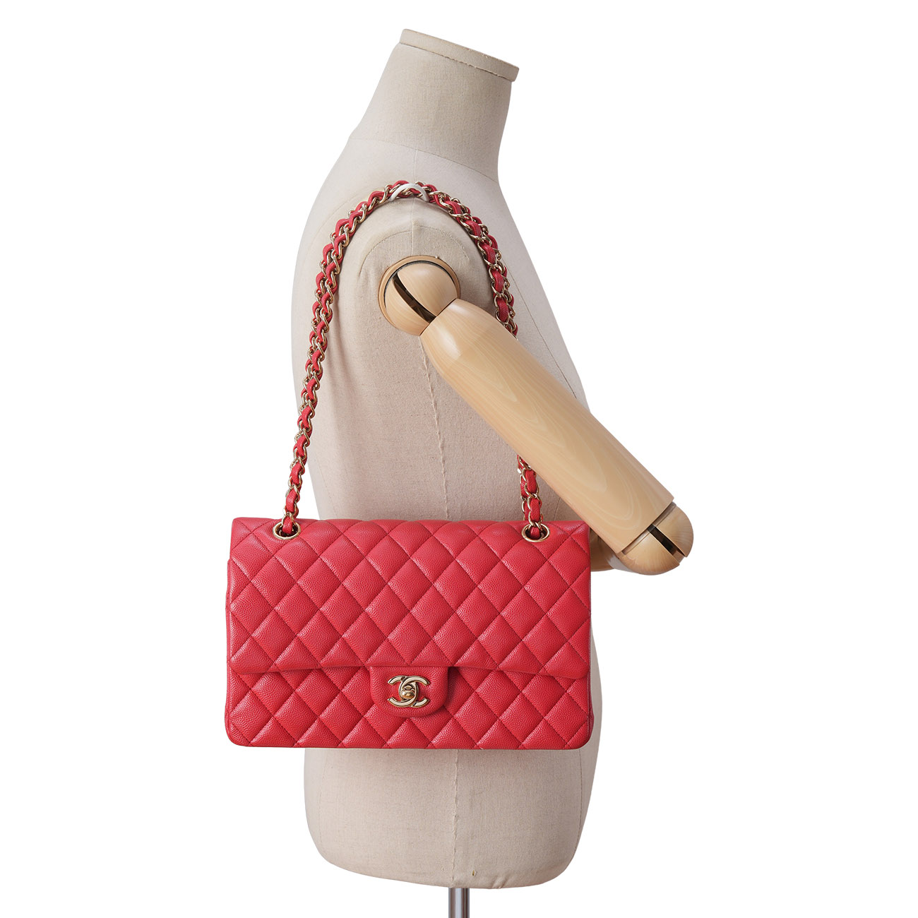 CHANEL(USED)샤넬 캐비어 클래식 미듐 플랩백
