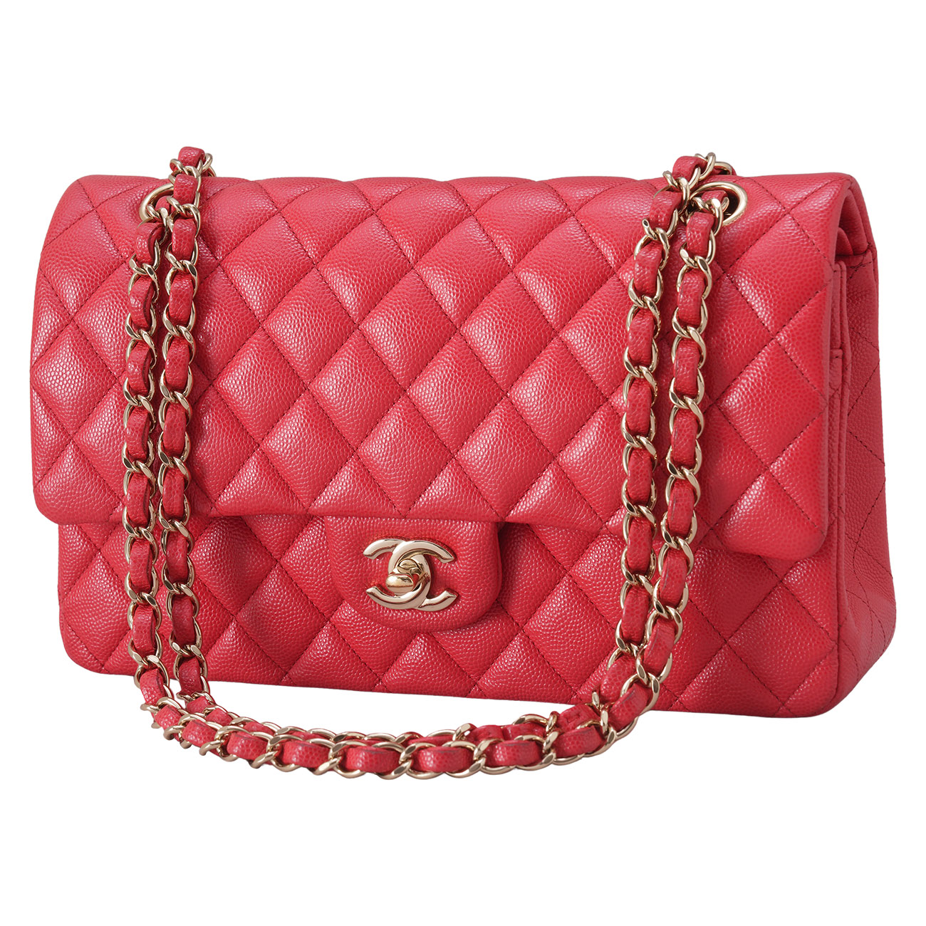CHANEL(USED)샤넬 캐비어 클래식 미듐 플랩백