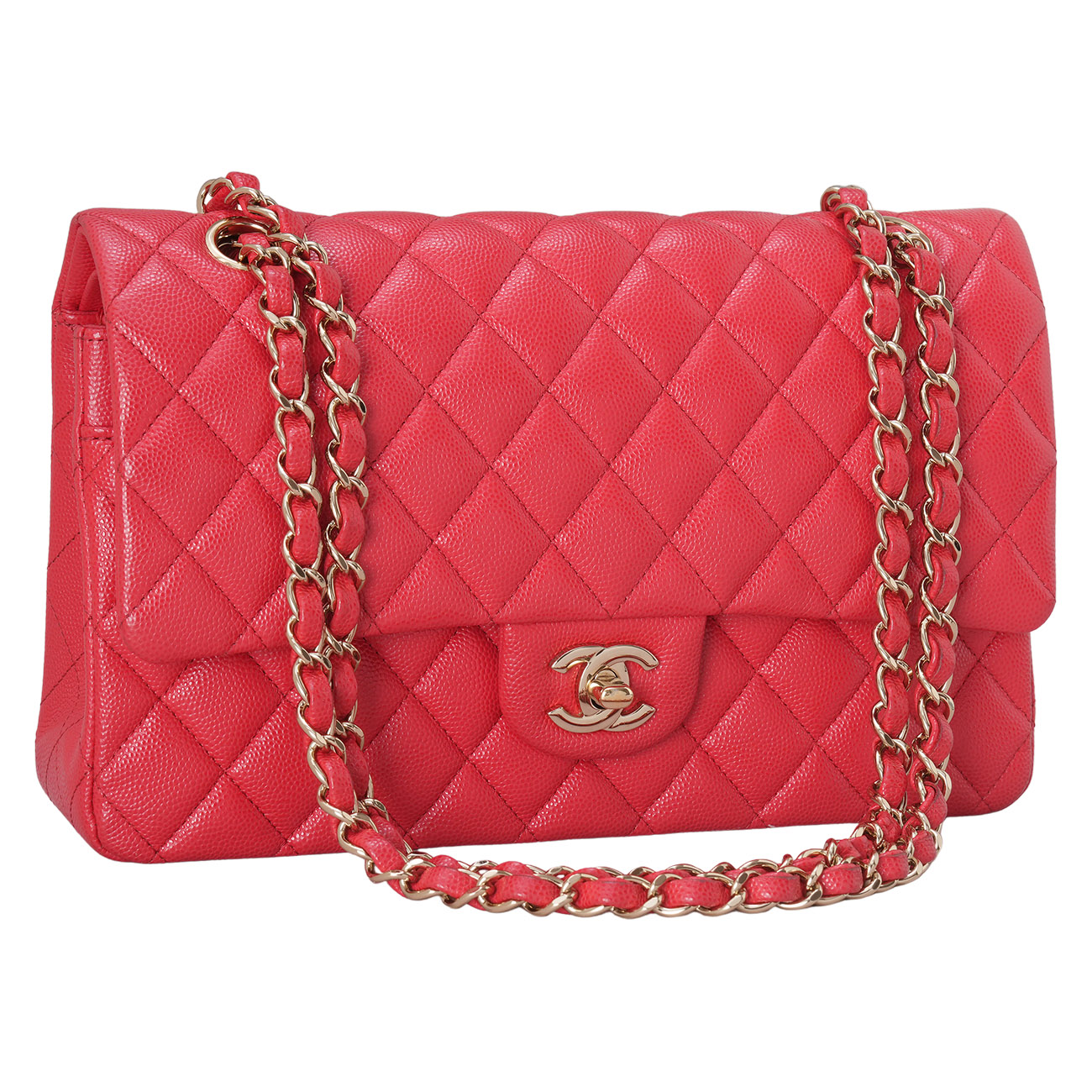CHANEL(USED)샤넬 캐비어 클래식 미듐 플랩백