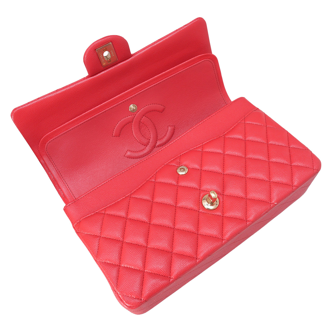 CHANEL(USED)샤넬 캐비어 클래식 미듐 플랩백