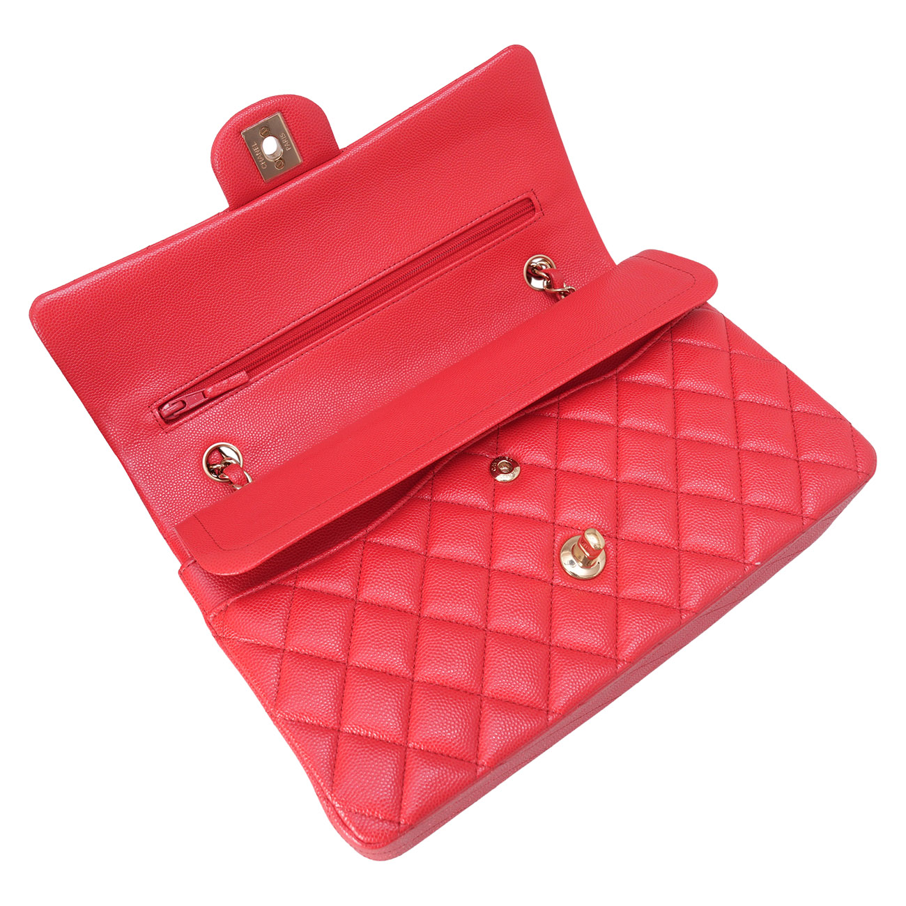 CHANEL(USED)샤넬 캐비어 클래식 미듐 플랩백