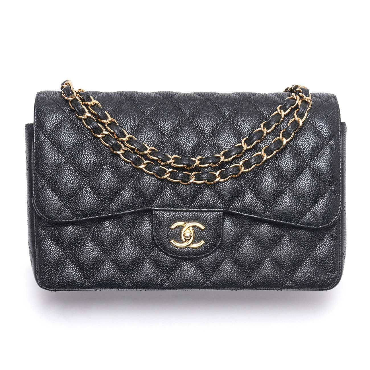 CHANEL(USED)샤넬 캐비어 클래식 라지 플랩백