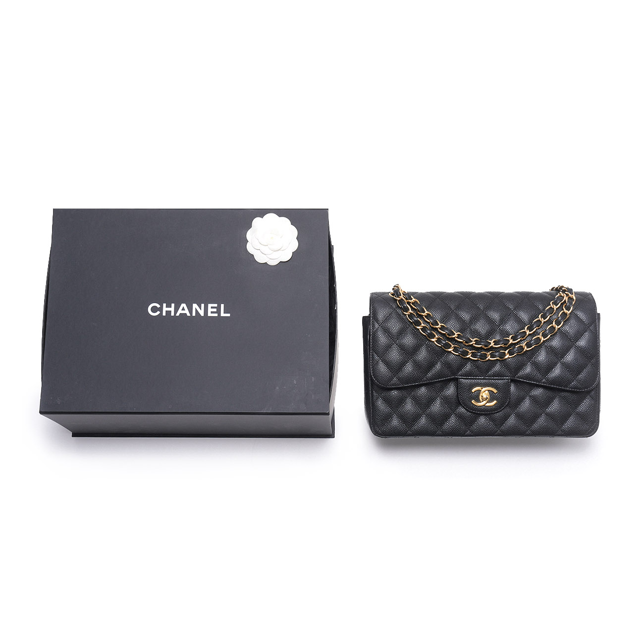CHANEL(USED)샤넬 캐비어 클래식 라지 플랩백