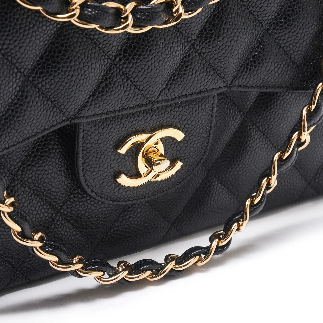 CHANEL(USED)샤넬 캐비어 클래식 라지 플랩백