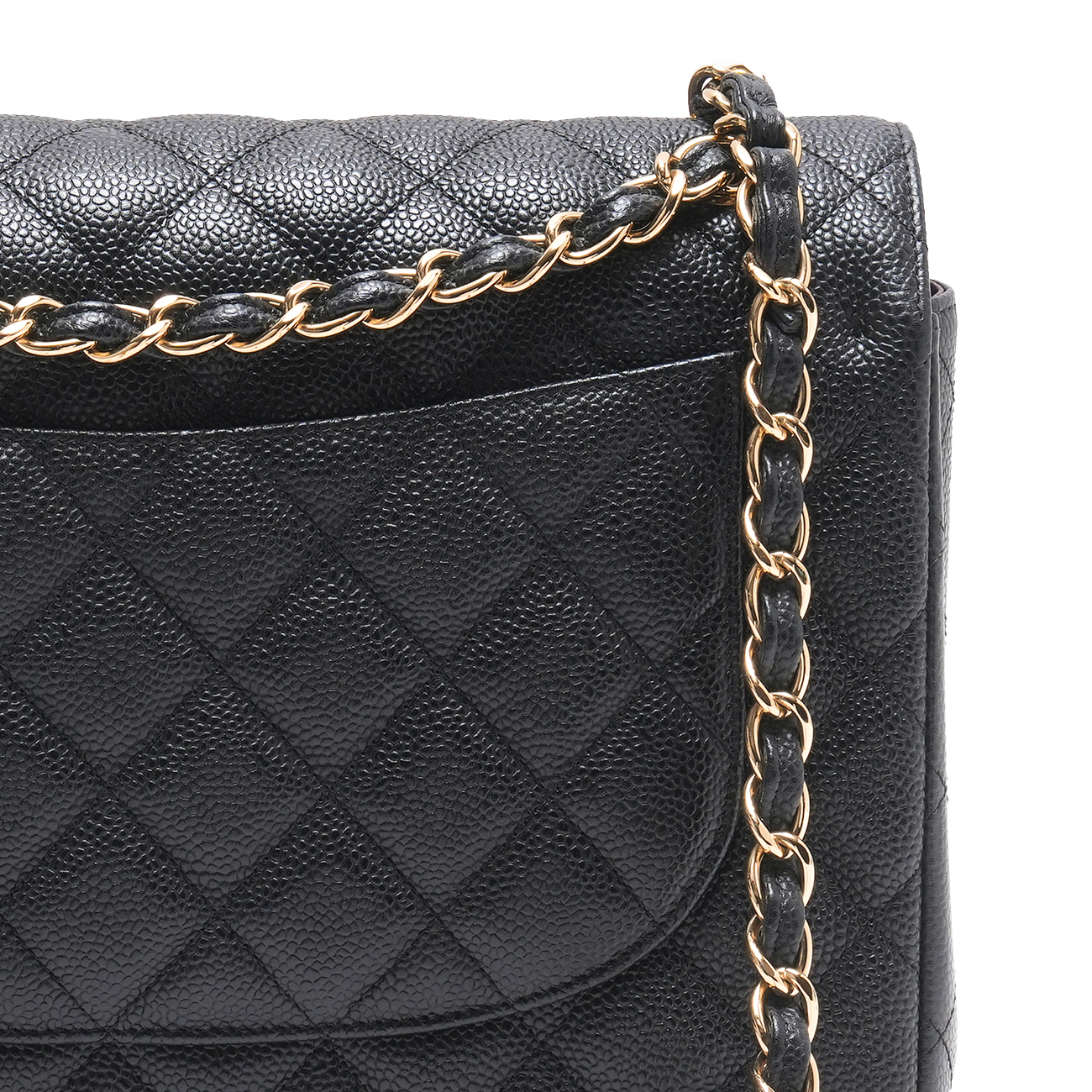CHANEL(USED)샤넬 캐비어 클래식 라지 플랩백