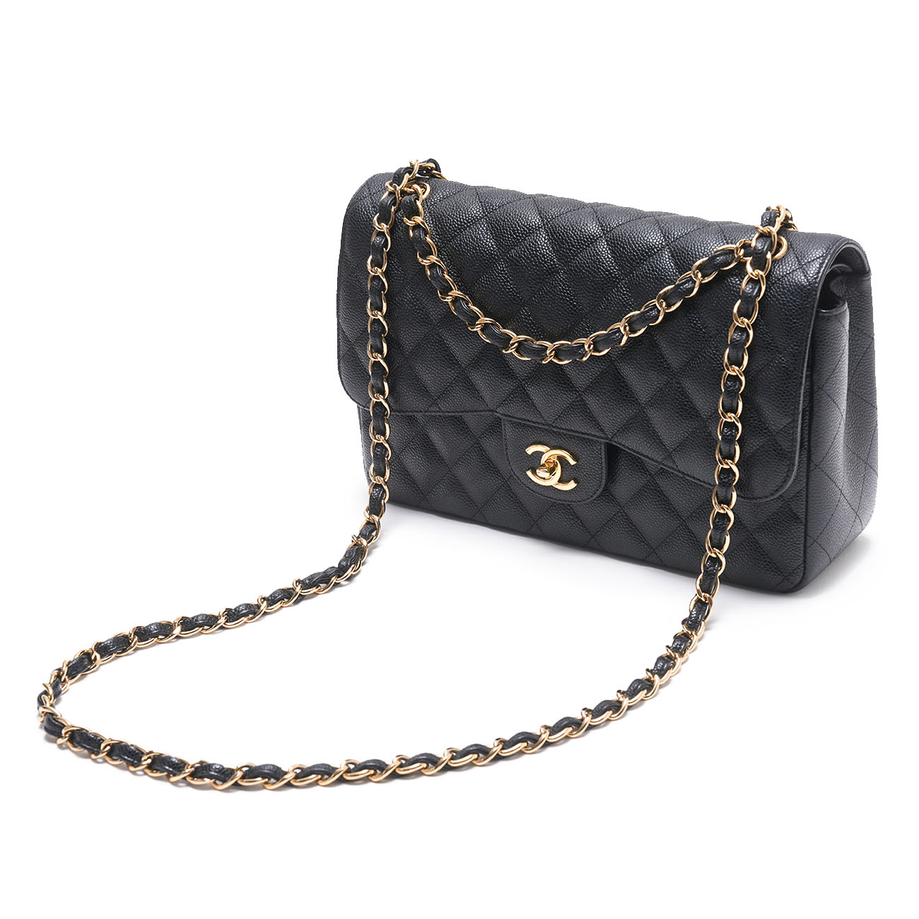 CHANEL(USED)샤넬 캐비어 클래식 라지 플랩백