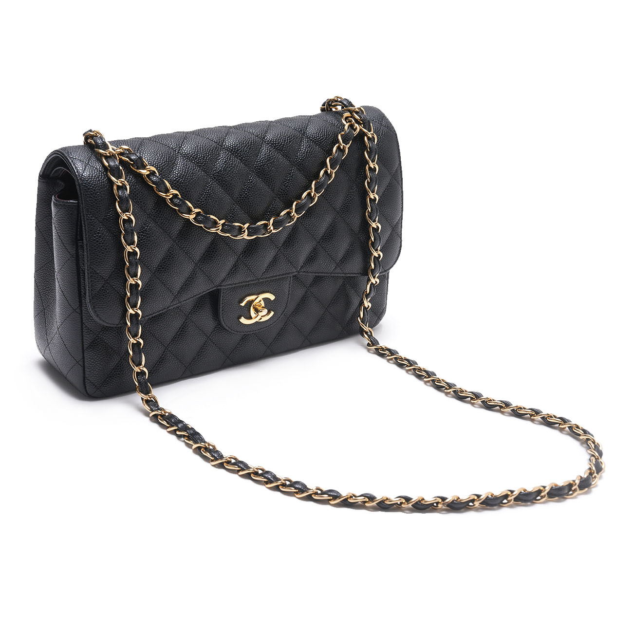 CHANEL(USED)샤넬 캐비어 클래식 라지 플랩백