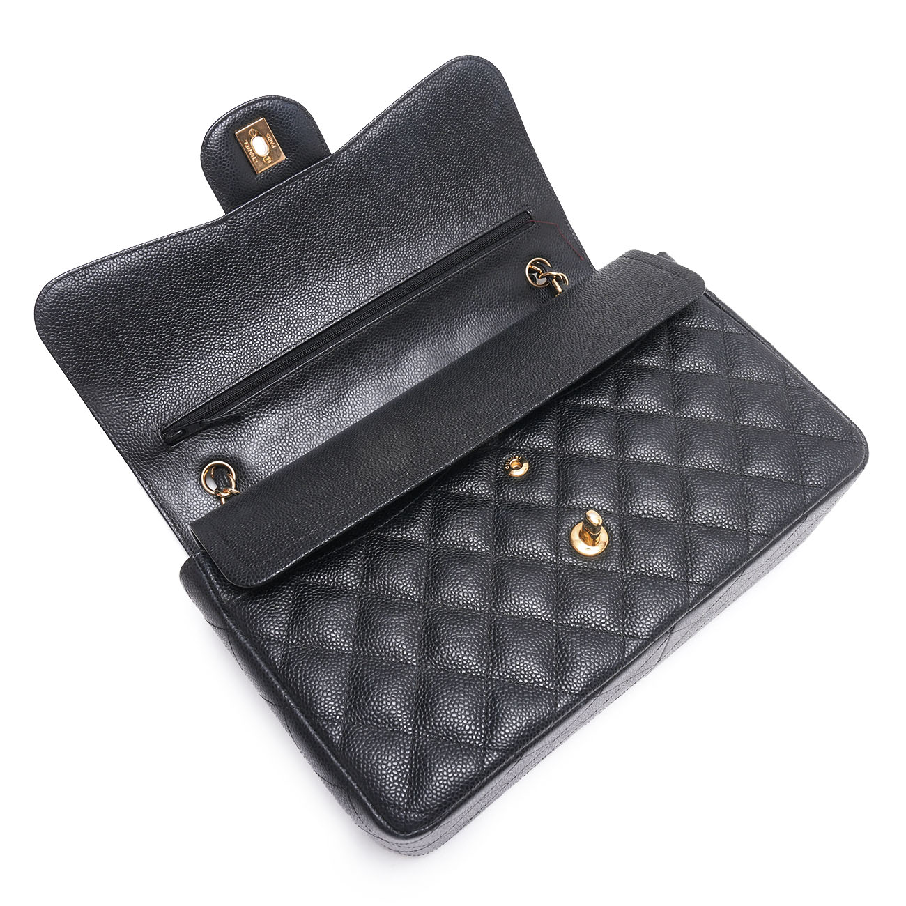 CHANEL(USED)샤넬 캐비어 클래식 라지 플랩백