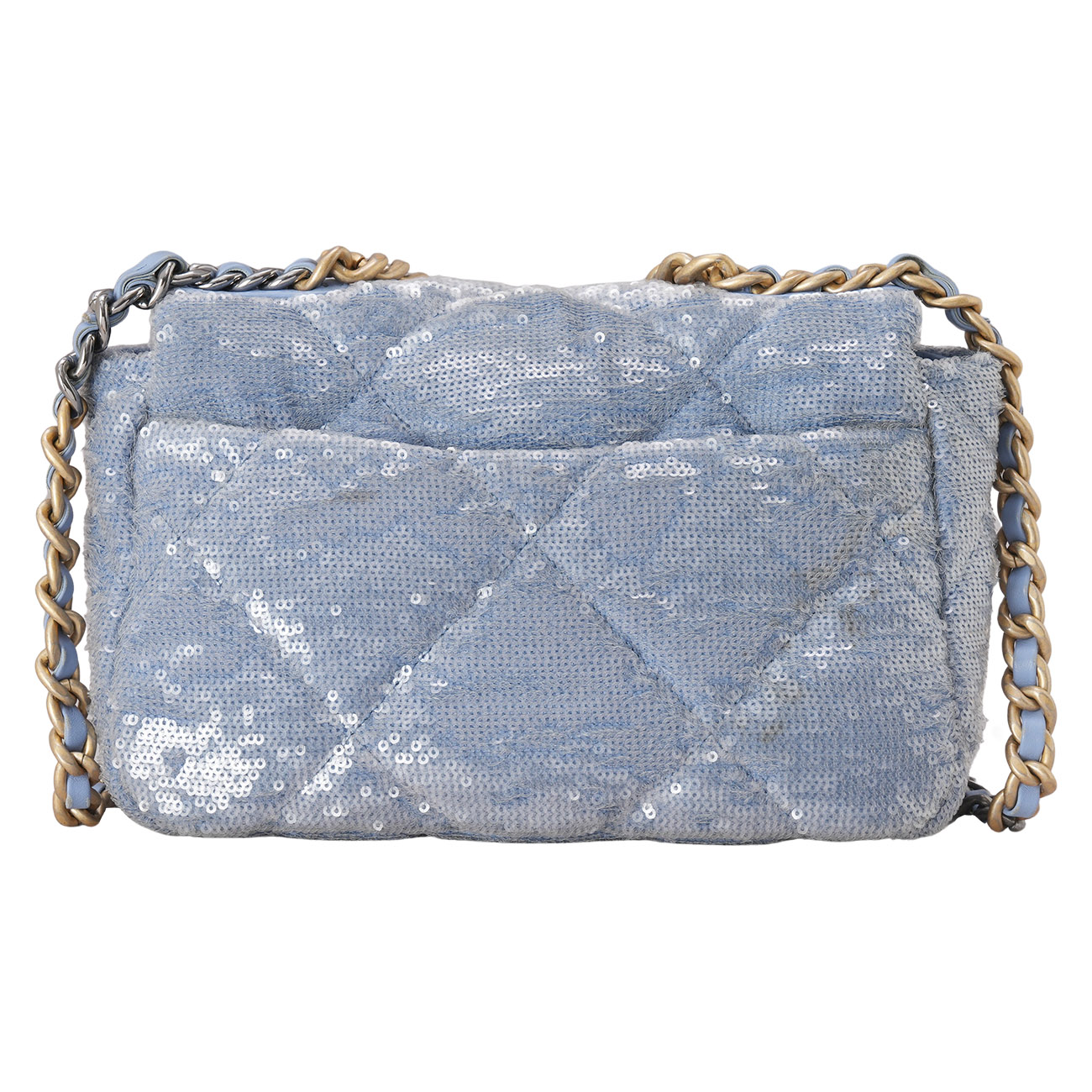 CHANEL(USED)샤넬 스팽글 19백 스몰 플랩백