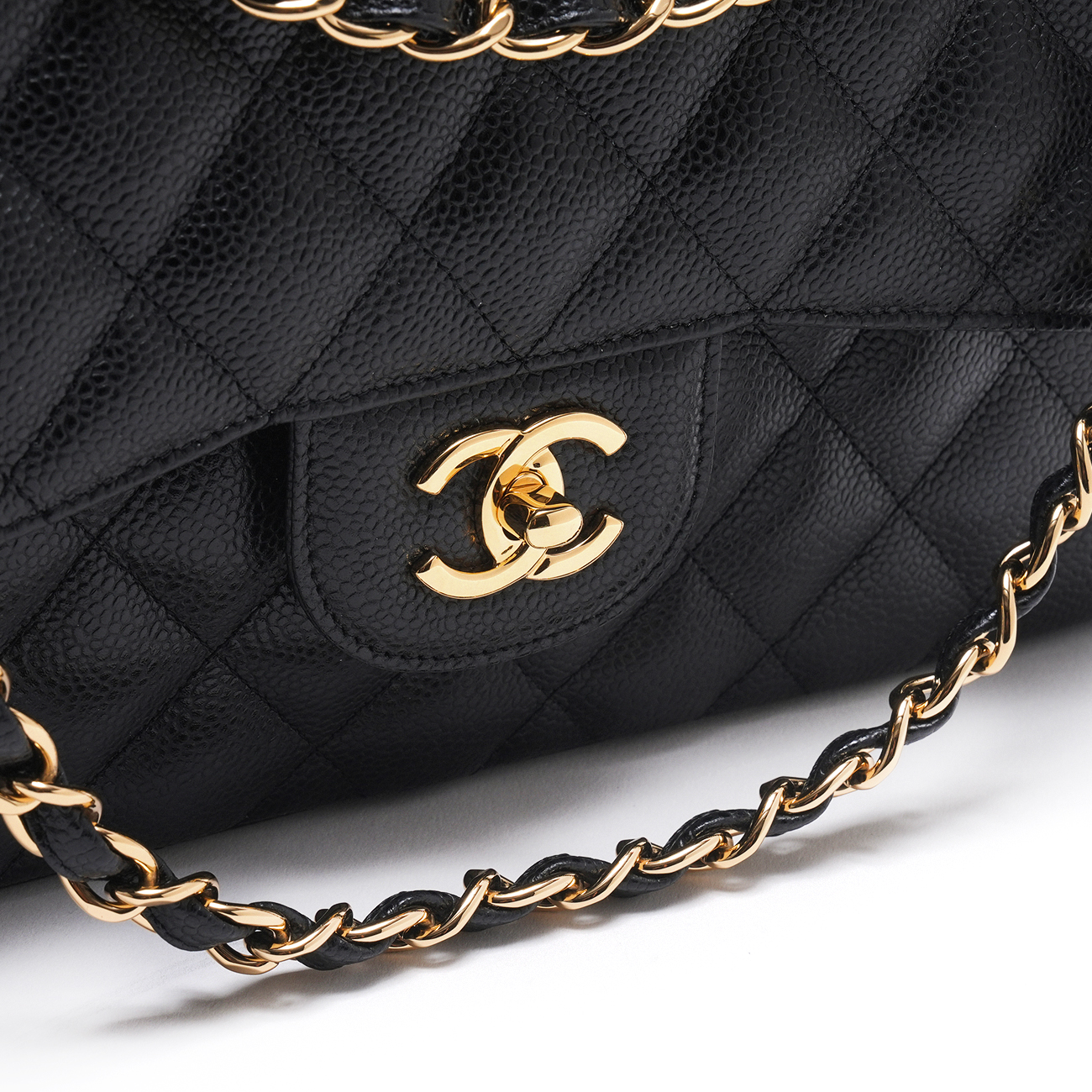 CHANEL(USED)샤넬 캐비어 클래식 점보 플랩백