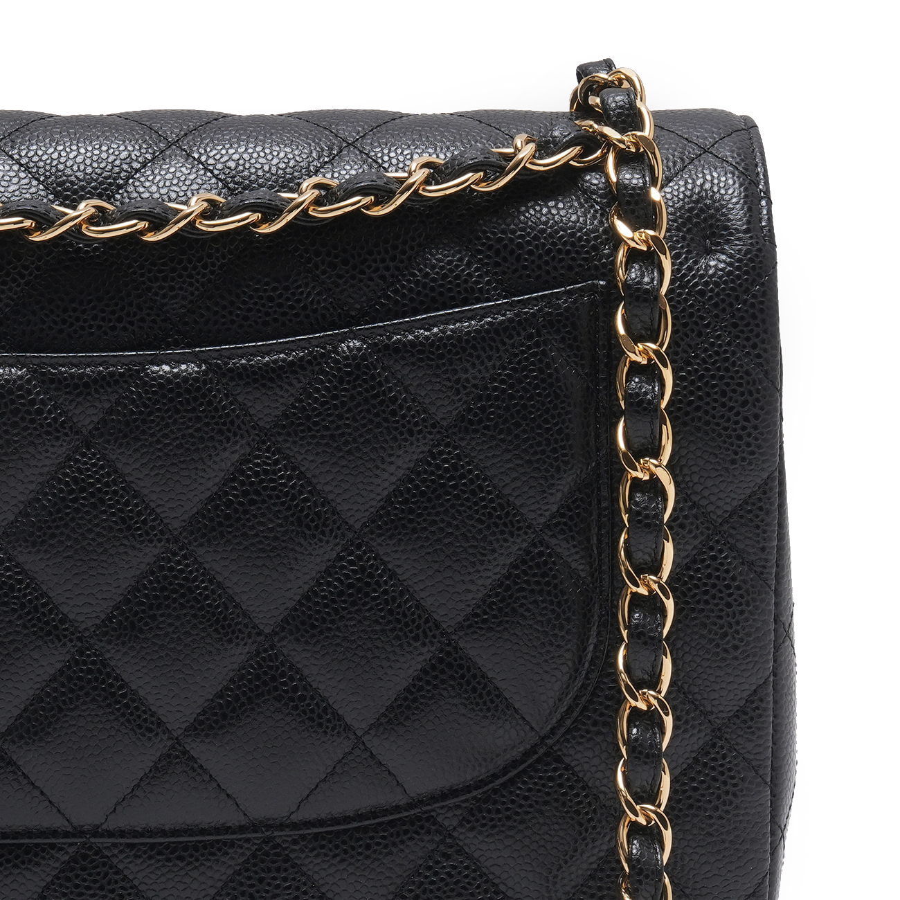CHANEL(USED)샤넬 캐비어 클래식 점보 플랩백