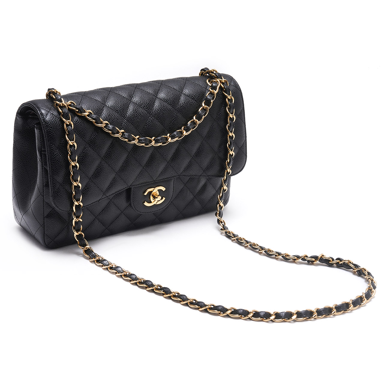 CHANEL(USED)샤넬 캐비어 클래식 점보 플랩백