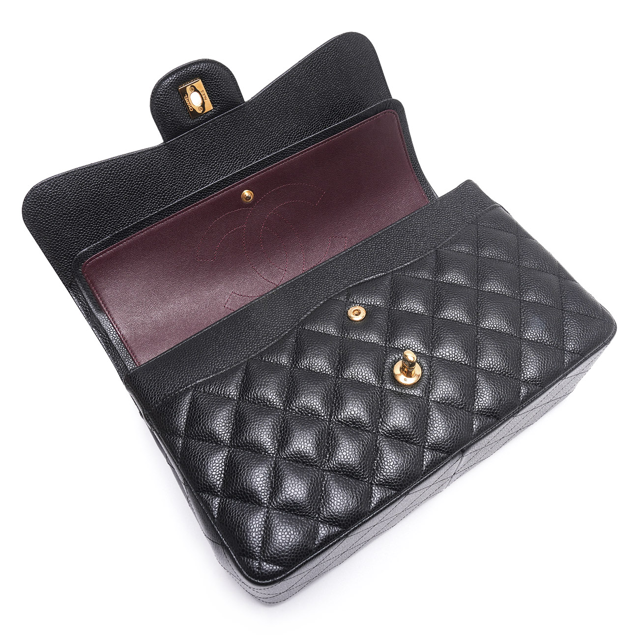 CHANEL(USED)샤넬 캐비어 클래식 점보 플랩백