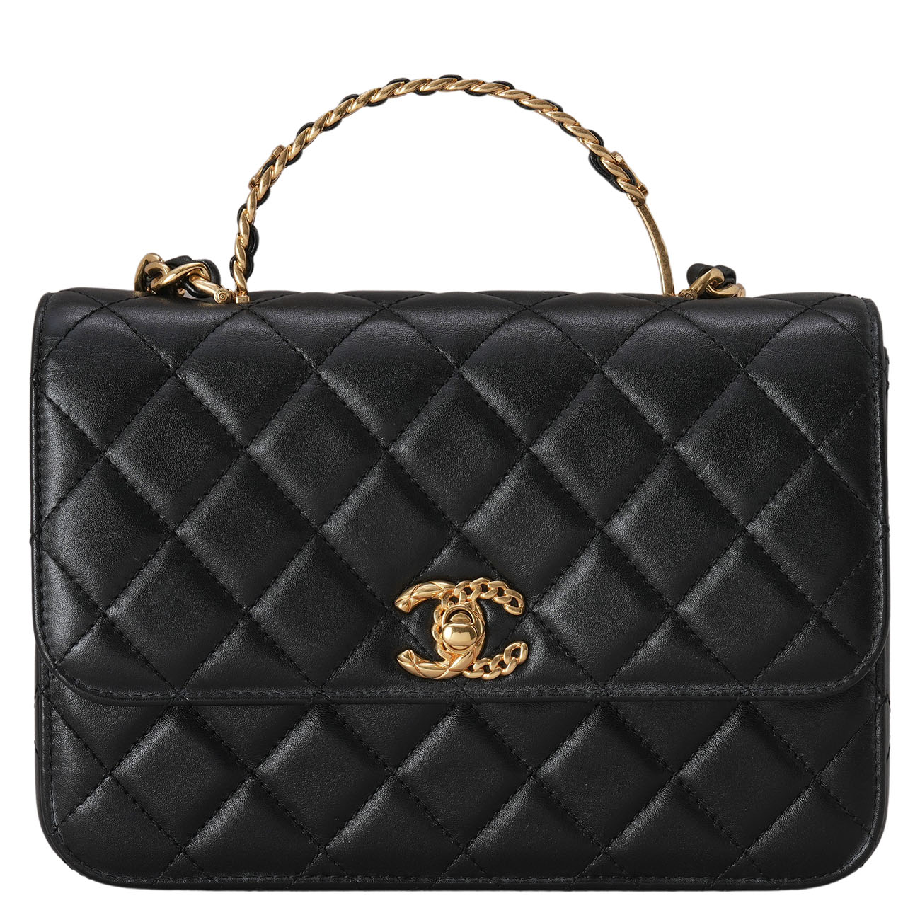 CHANEL(USED)샤넬 AS4307 시즌 탑핸들 체인 숄더백