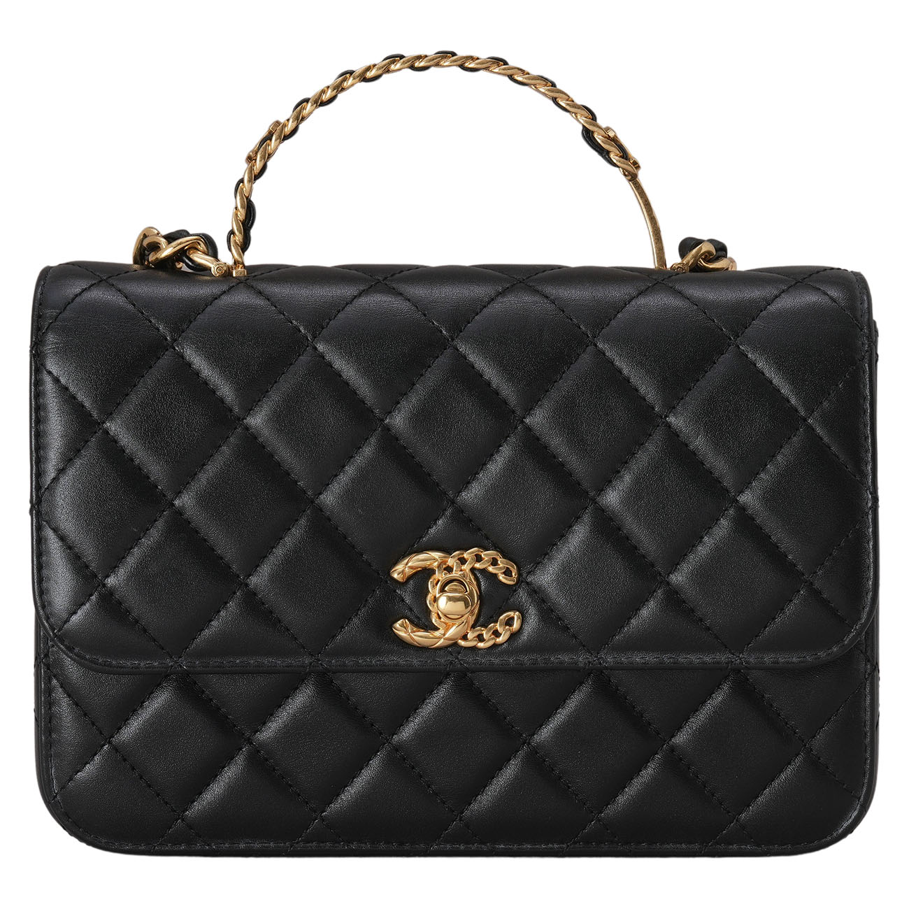 CHANEL(USED)샤넬 AS4307 시즌 탑핸들 체인 숄더백