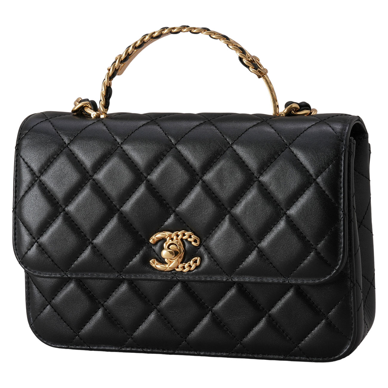CHANEL(USED)샤넬 AS4307 시즌 탑핸들 체인 숄더백