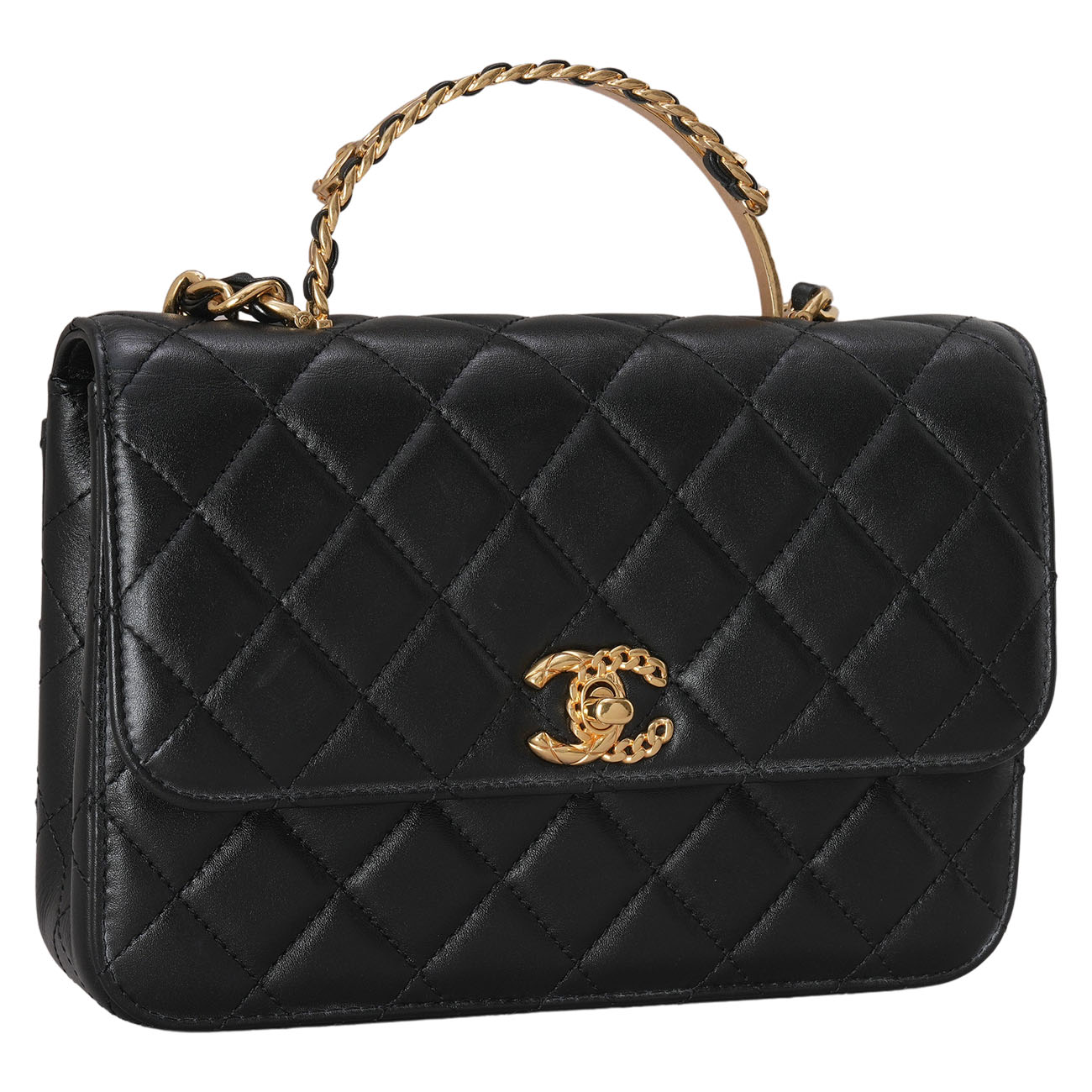 CHANEL(USED)샤넬 AS4307 시즌 탑핸들 체인 숄더백