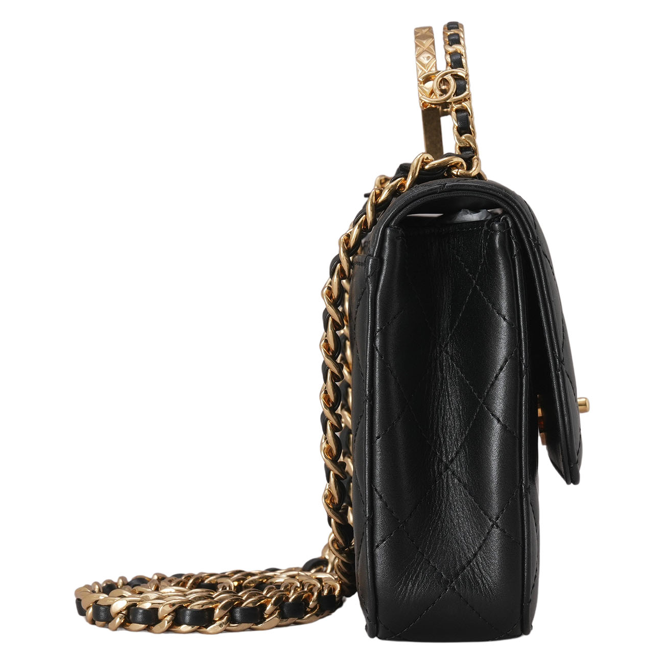 CHANEL(USED)샤넬 AS4307 시즌 탑핸들 체인 숄더백