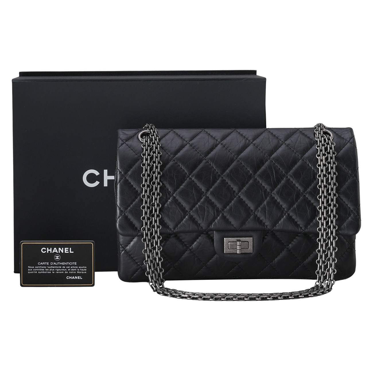 CHANEL(USED)샤넬 빈티지 2.55 플랩백 28