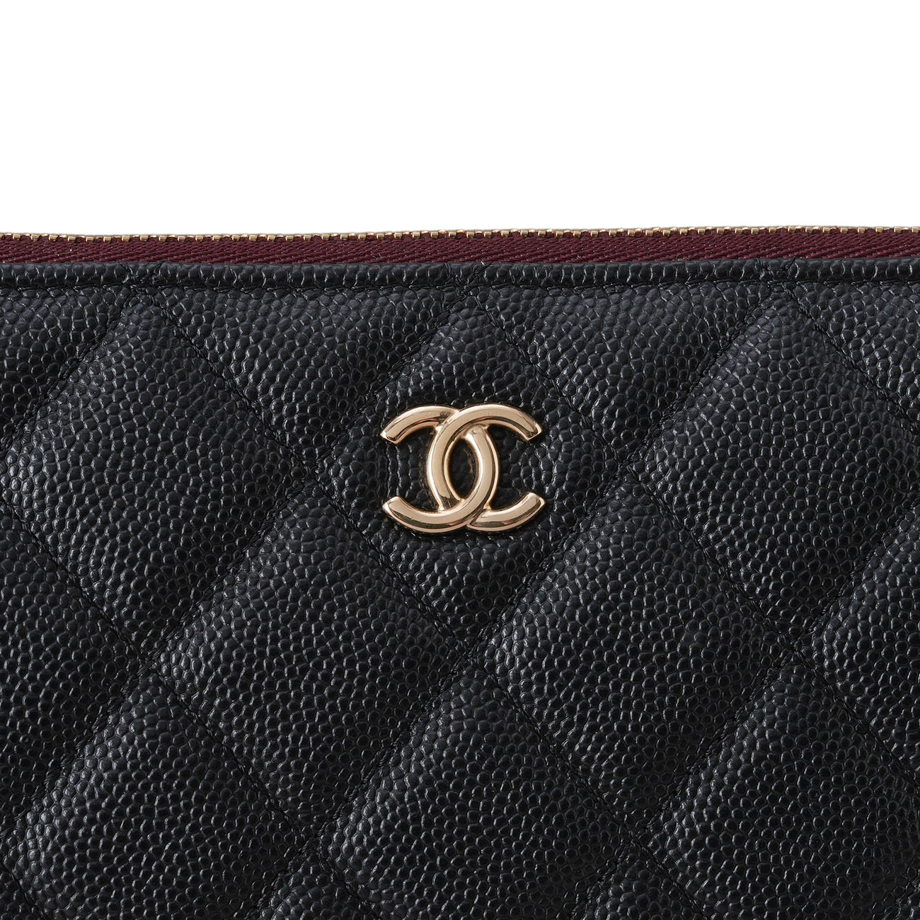 CHANEL(USED)샤넬 캐비어 클래식 미듐 클러치