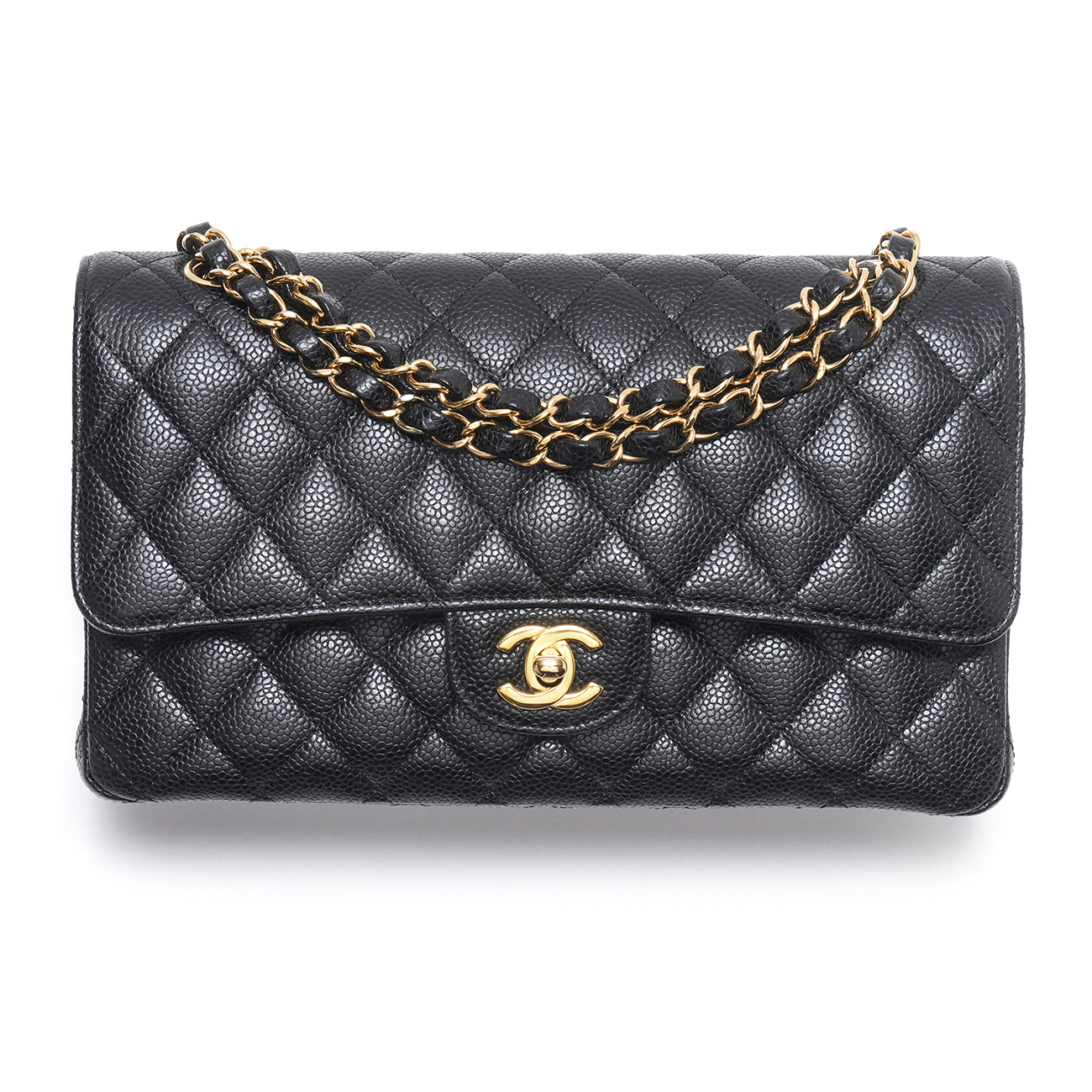 CHANEL(USED)샤넬 캐비어 클래식 미듐 플랩백