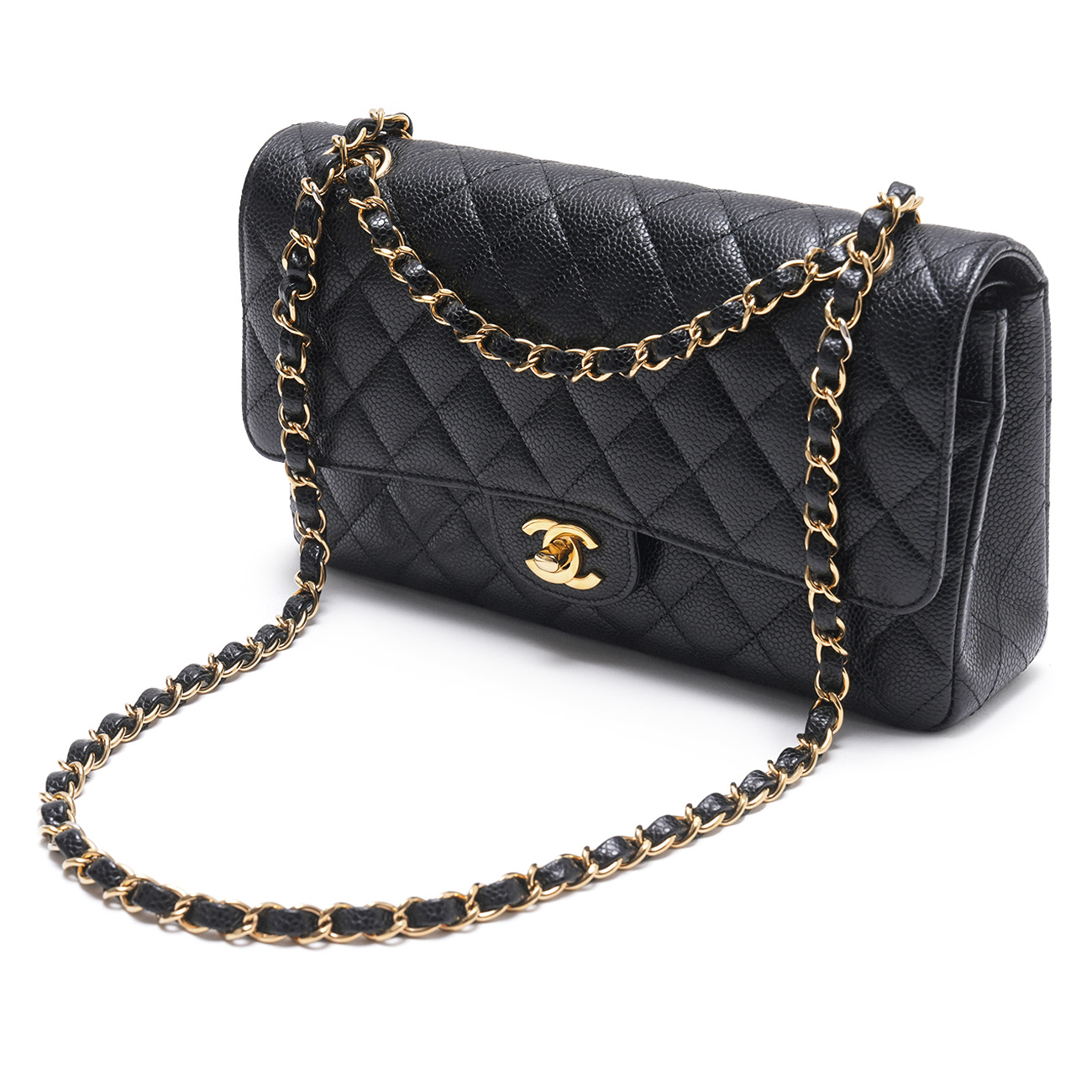 CHANEL(USED)샤넬 캐비어 클래식 미듐 플랩백