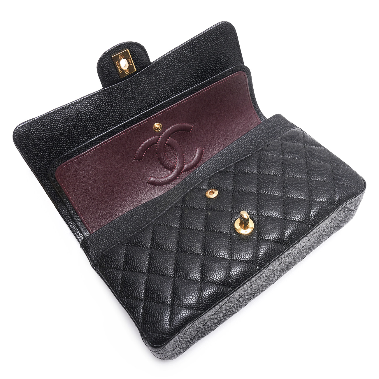 CHANEL(USED)샤넬 캐비어 클래식 미듐 플랩백