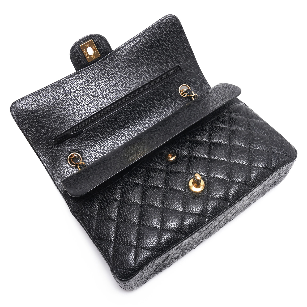CHANEL(USED)샤넬 캐비어 클래식 미듐 플랩백