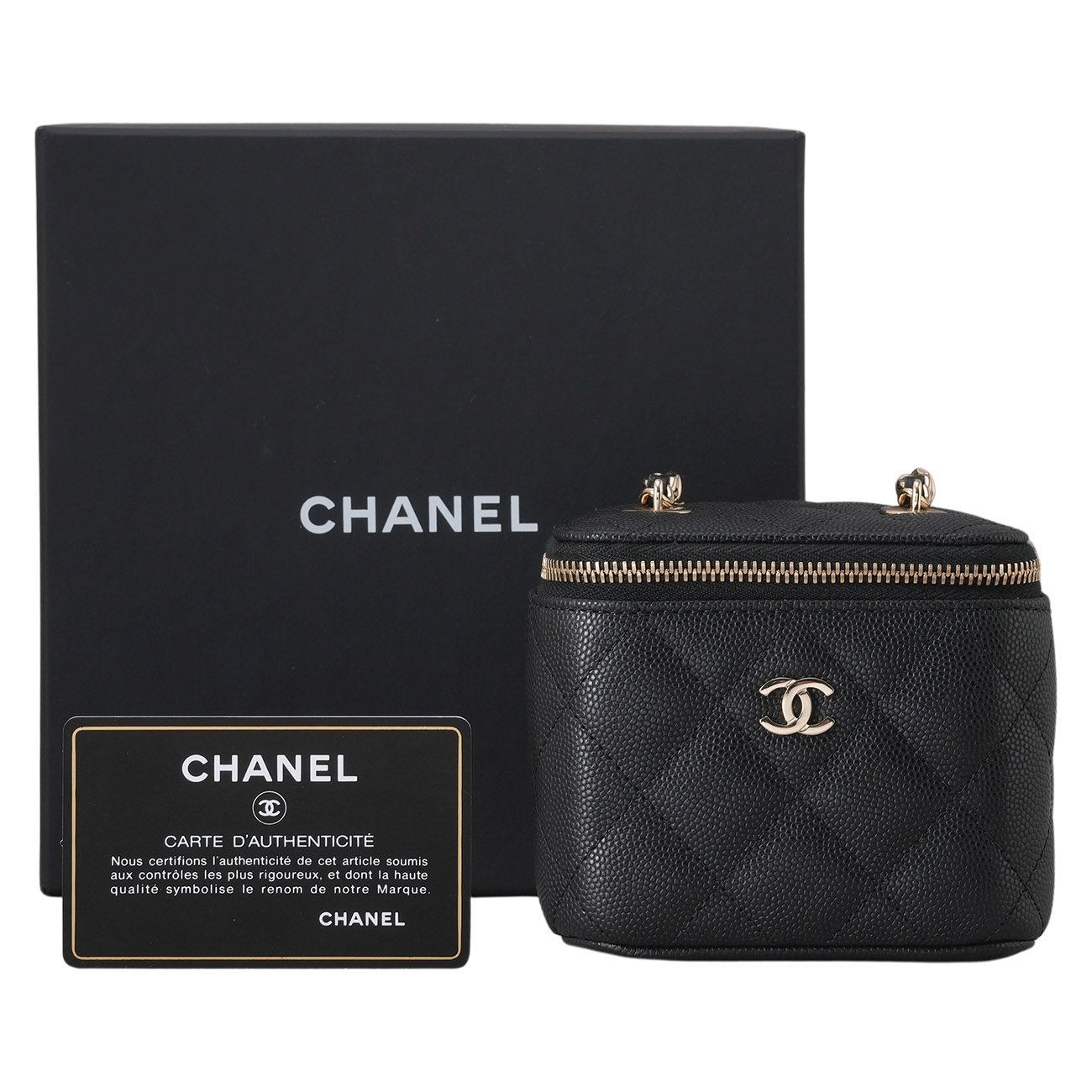 CHANEL(USED)샤넬 코스메틱 베니티 미니 백