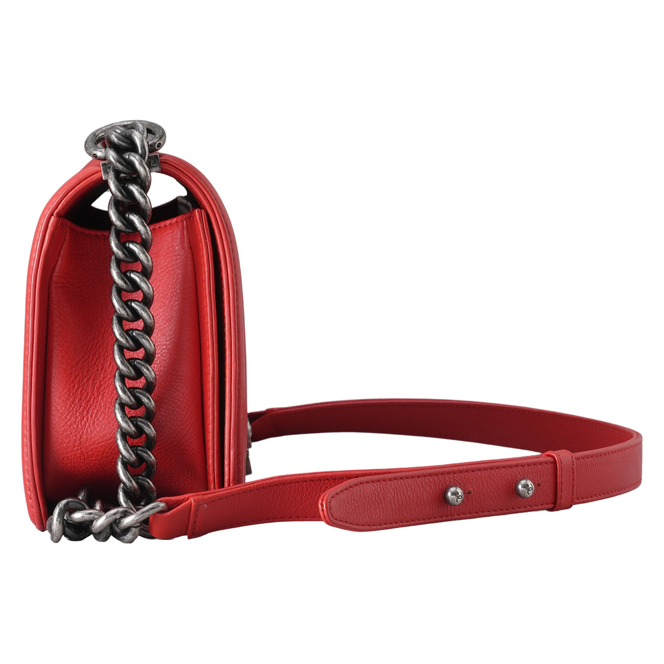 CHANEL(USED)샤넬 시즌 보이샤넬 미듐 플랩백
