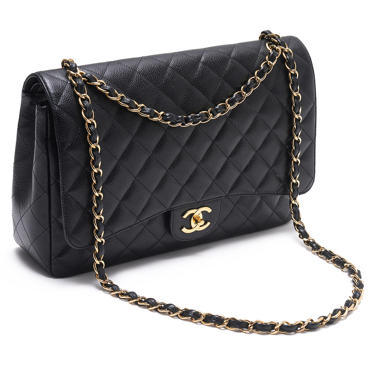 CHANEL(USED)샤넬 캐비어 클래식 맥시 플랩백