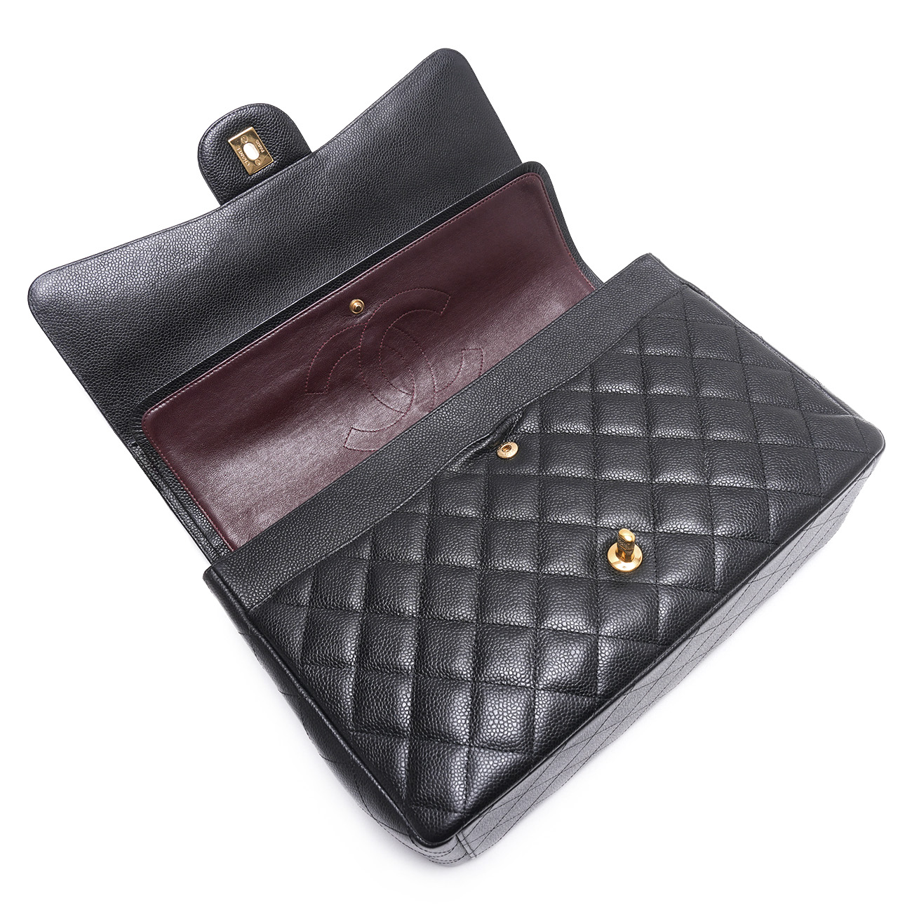 CHANEL(USED)샤넬 캐비어 클래식 맥시 플랩백