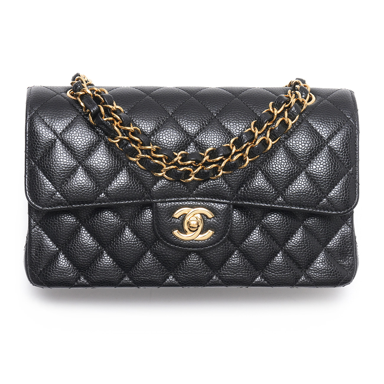 CHANEL(USED)샤넬 캐비어 클래식 스몰 플랩백