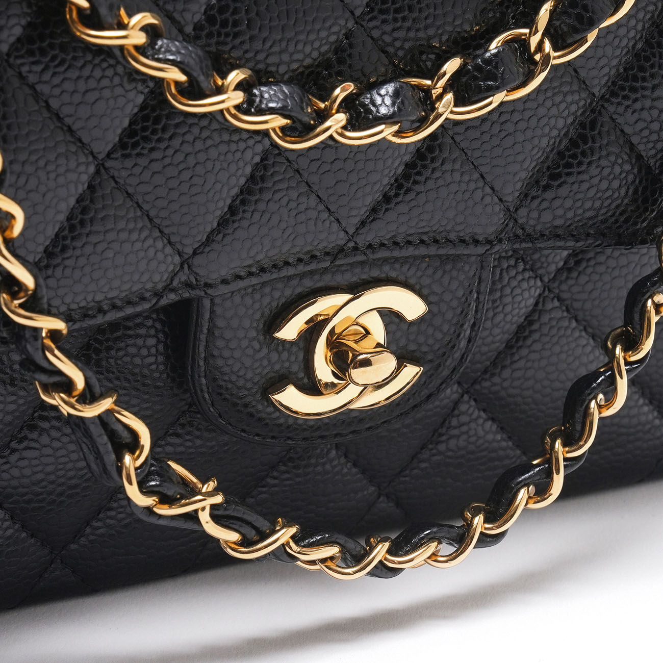 CHANEL(USED)샤넬 캐비어 클래식 스몰 플랩백
