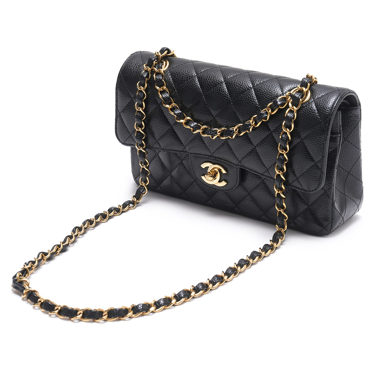CHANEL(USED)샤넬 캐비어 클래식 스몰 플랩백