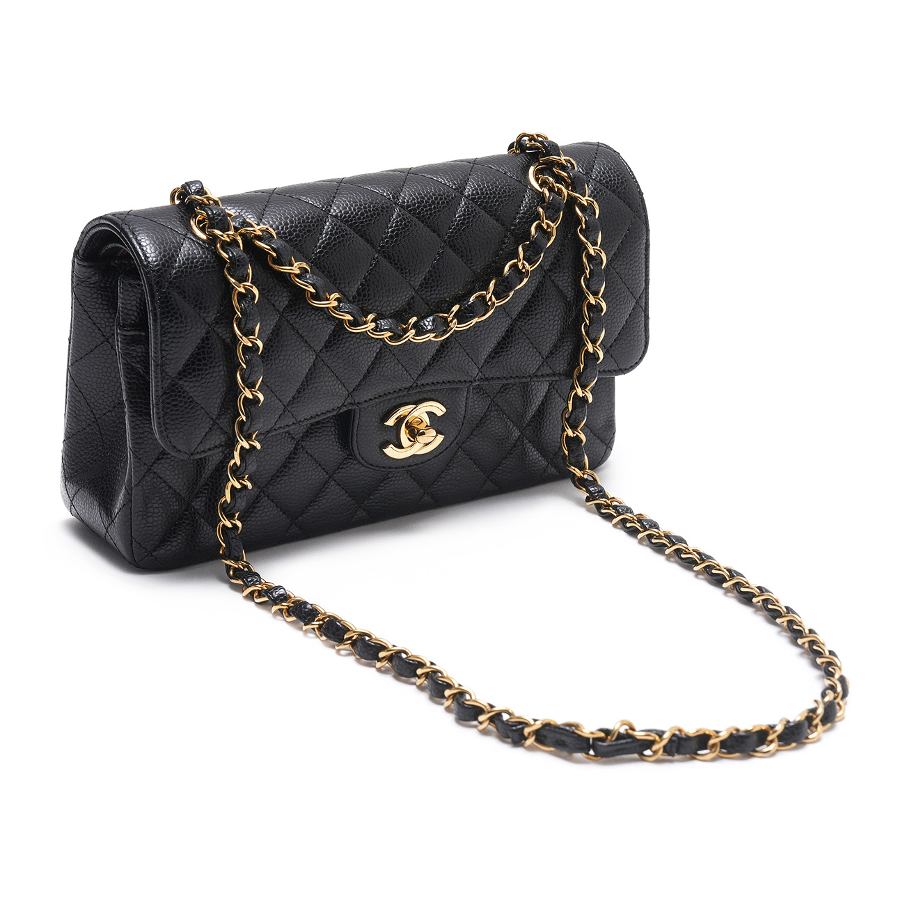 CHANEL(USED)샤넬 캐비어 클래식 스몰 플랩백