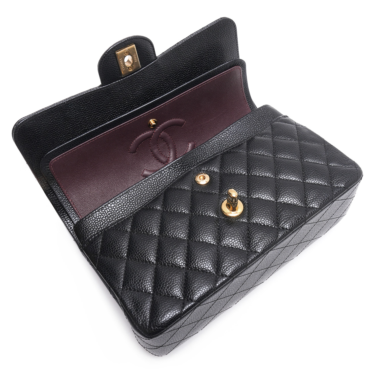 CHANEL(USED)샤넬 캐비어 클래식 스몰 플랩백