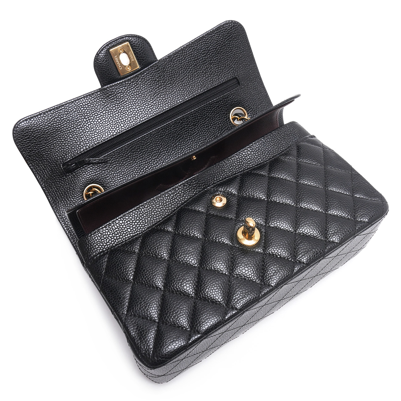 CHANEL(USED)샤넬 캐비어 클래식 스몰 플랩백