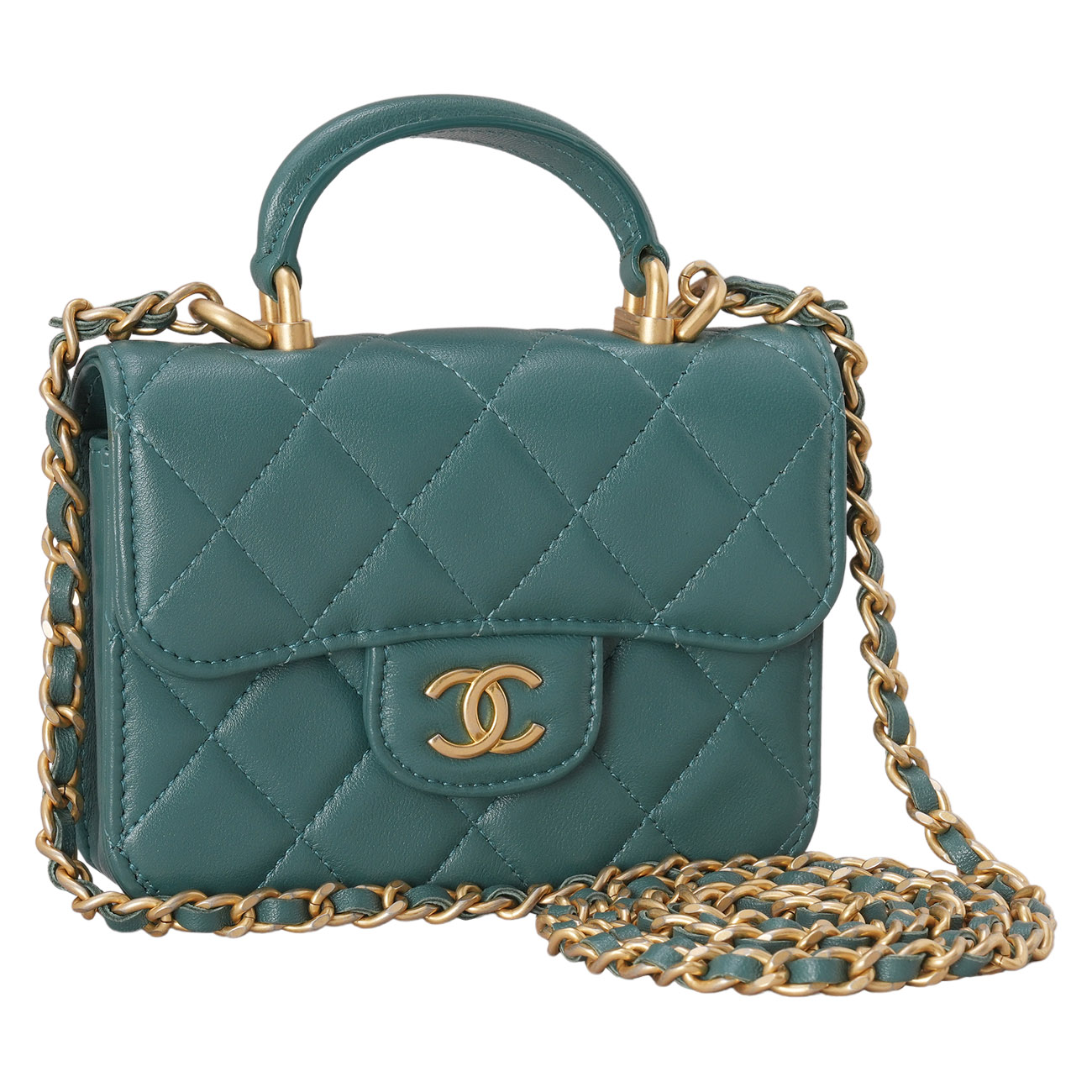 CHANEL(USED)샤넬 미니 체인 탑 핸들백
