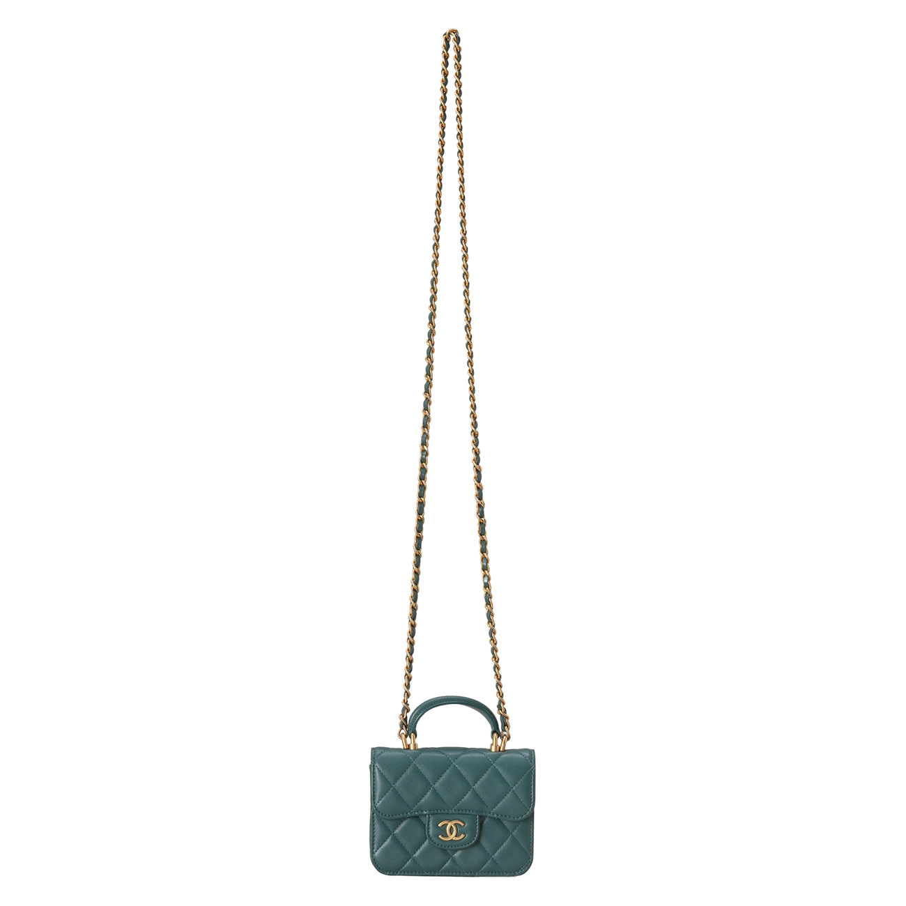 CHANEL(USED)샤넬 미니 체인 탑 핸들백