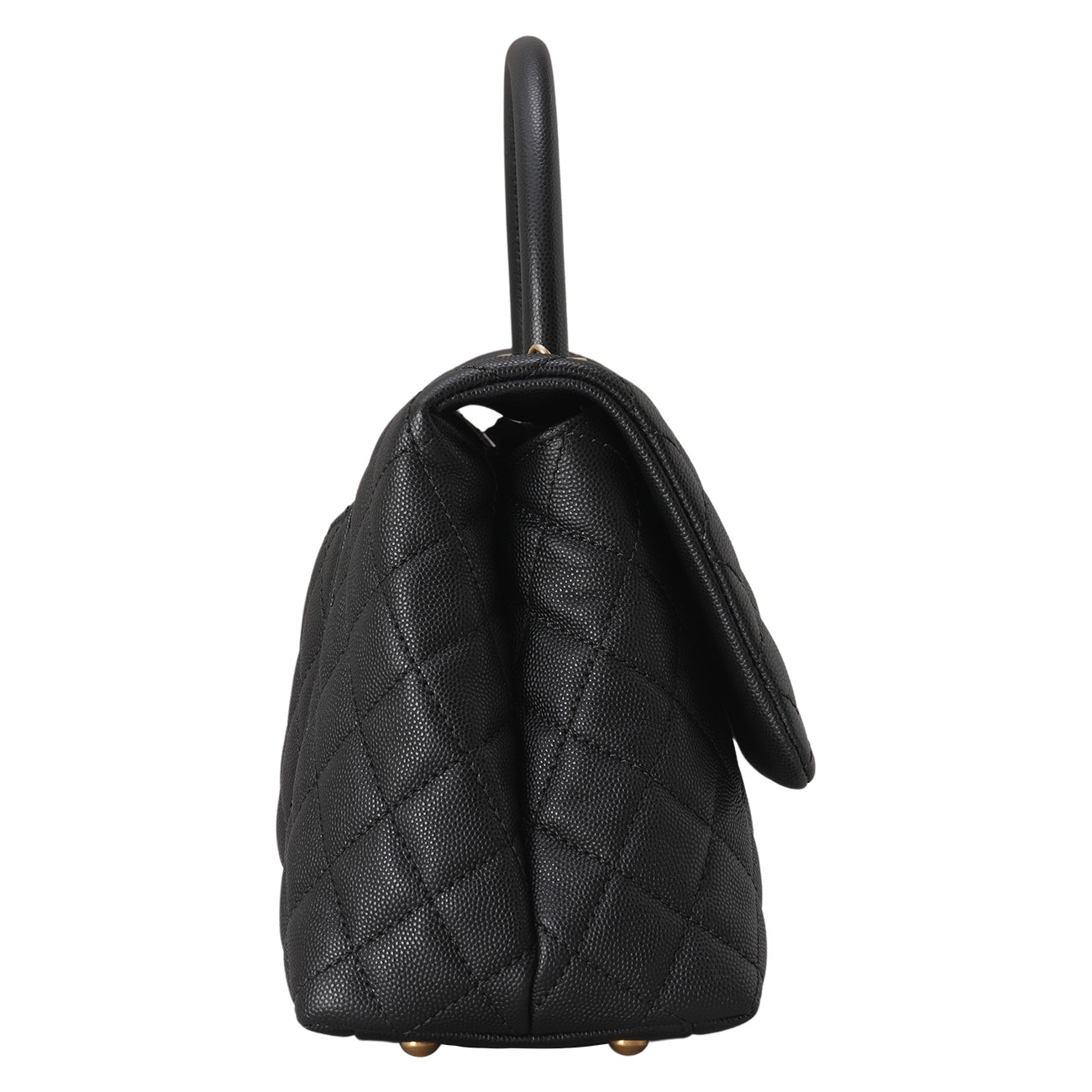 CHANEL(USED)샤넬 캐비어 코코핸들 미듐 백