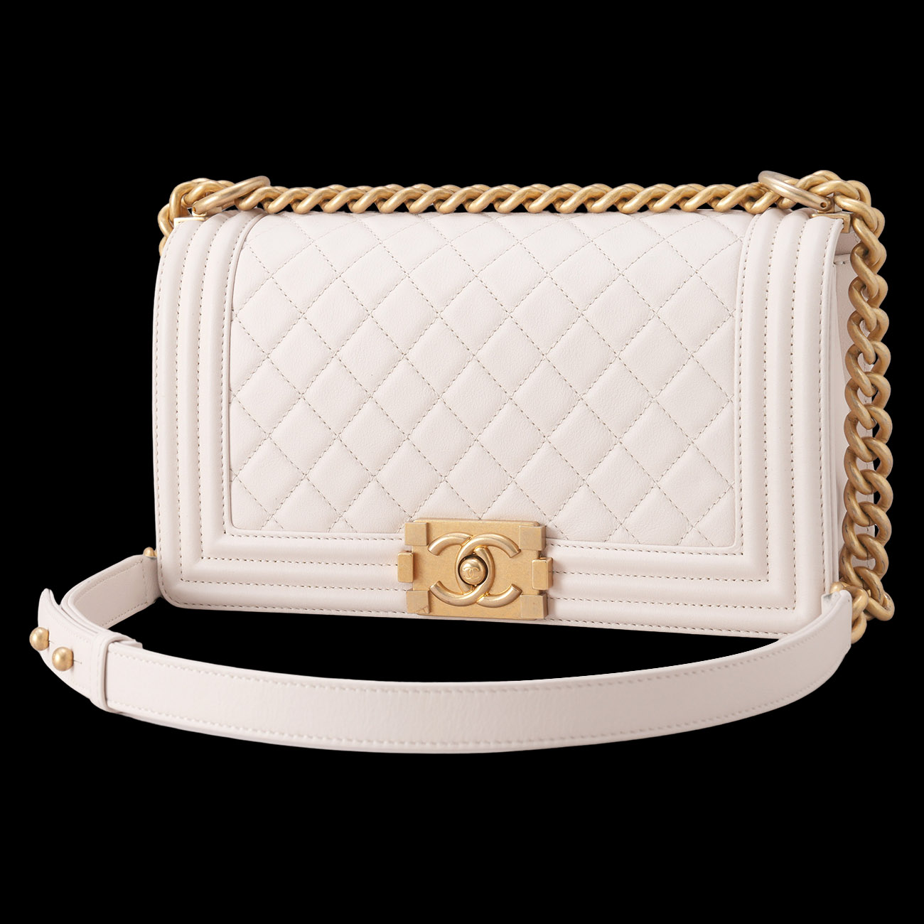 CHANEL(USED)샤넬 보이샤넬 미듐 플랩백