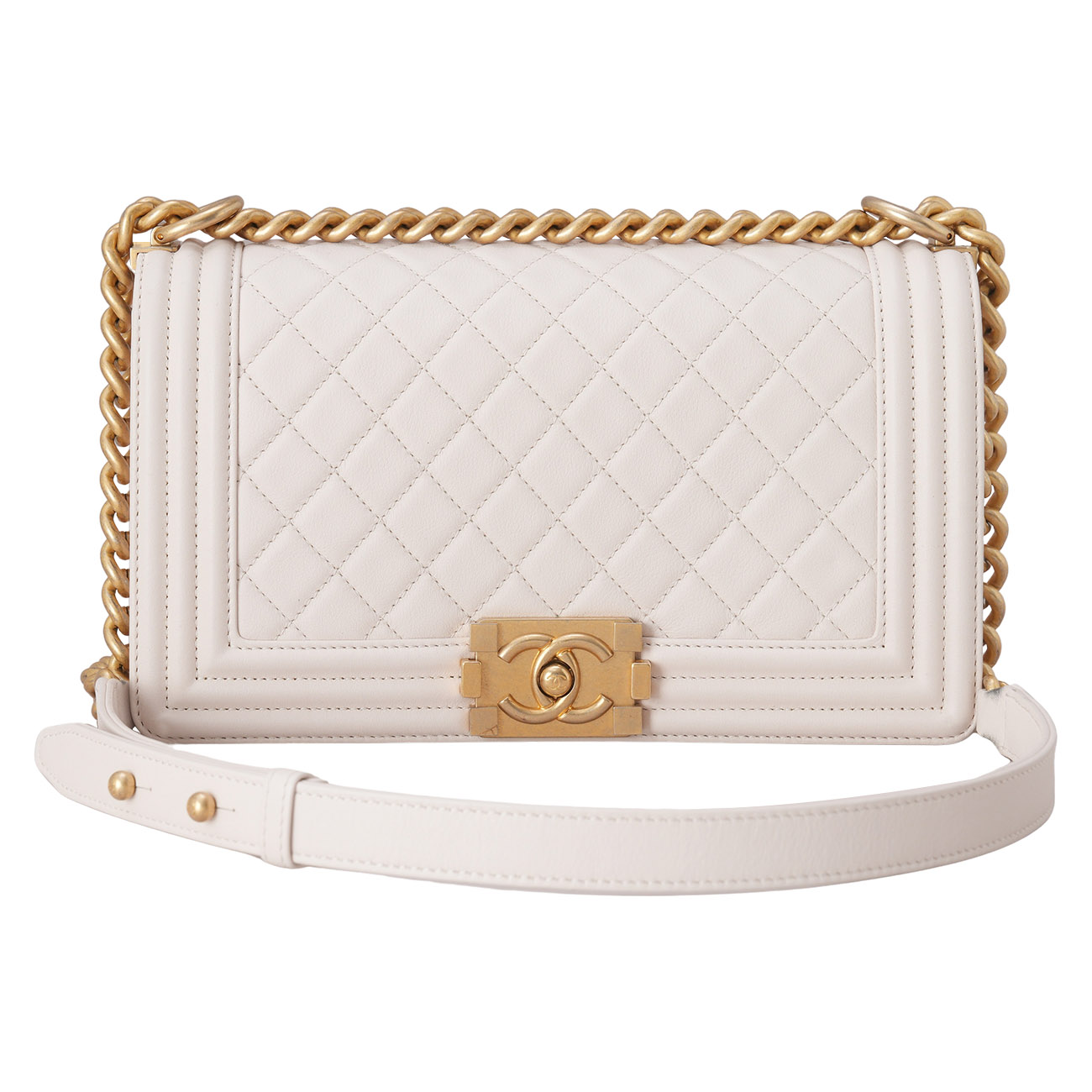 CHANEL(USED)샤넬 보이샤넬 미듐 플랩백